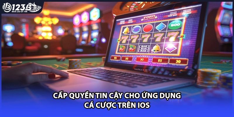 Cấp quyền tin cậy cho ứng dụng cá cược trên iOS