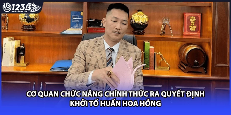 Cơ quan chức năng chính thức ra quyết định khởi tố Huấn Hoa Hồng