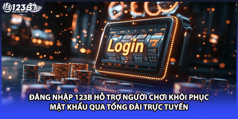Đăng nhập 123B hỗ trợ người chơi khôi phục mật khẩu qua tổng đài trực tuyến