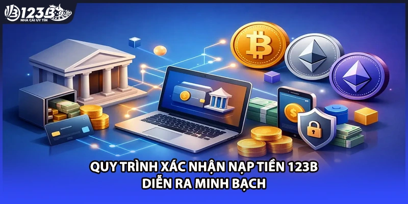 Quy trình xác nhận nạp tiền 123B diễn ra minh bạch