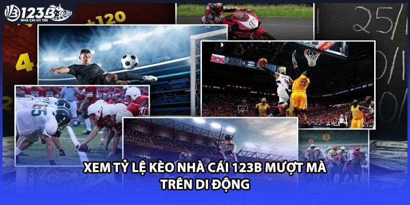 Xem tỷ lệ kèo nhà cái 123B mượt mà trên di động